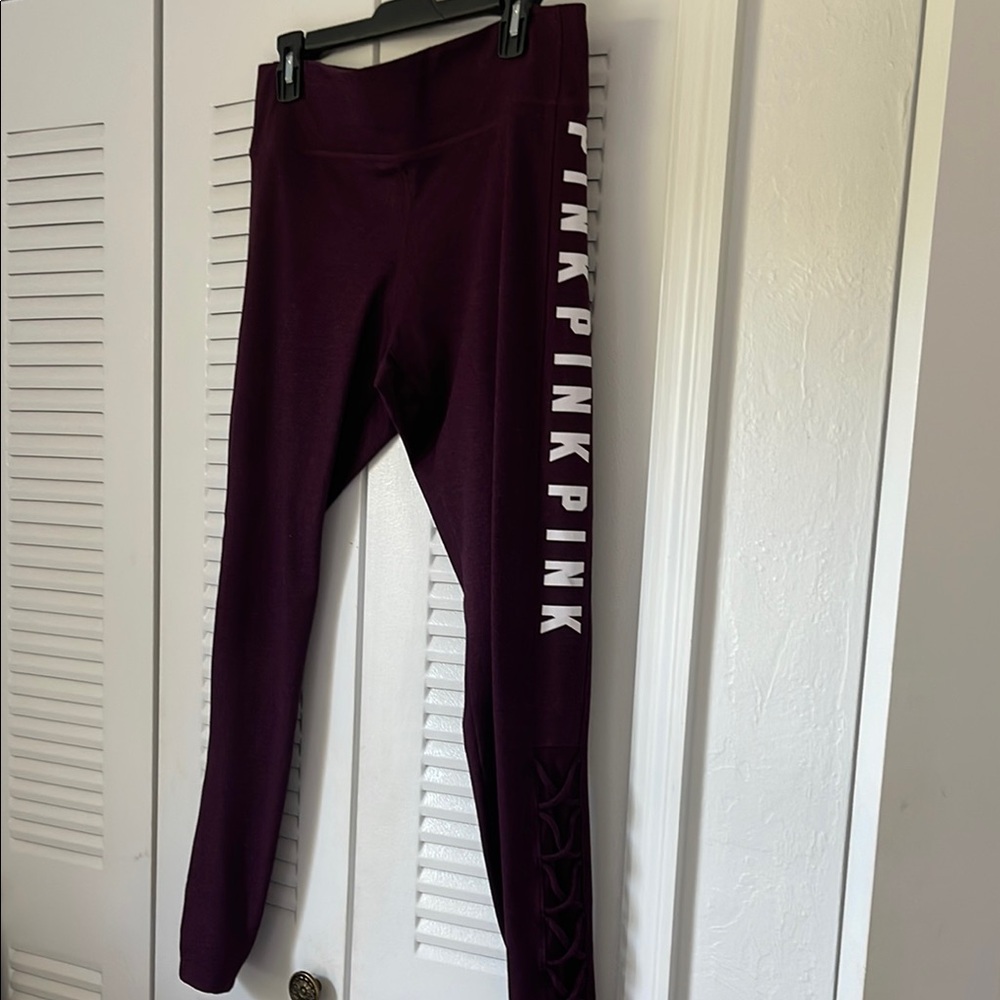 PINK Victoria's Secret Kids Purple Leggings